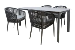 Ecco Matgrupp Utomhus med 4 Utestolar