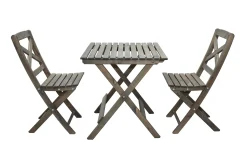 Edilma Hopfällbart Klappbord Cafébord och Utebord 65 cm Furu