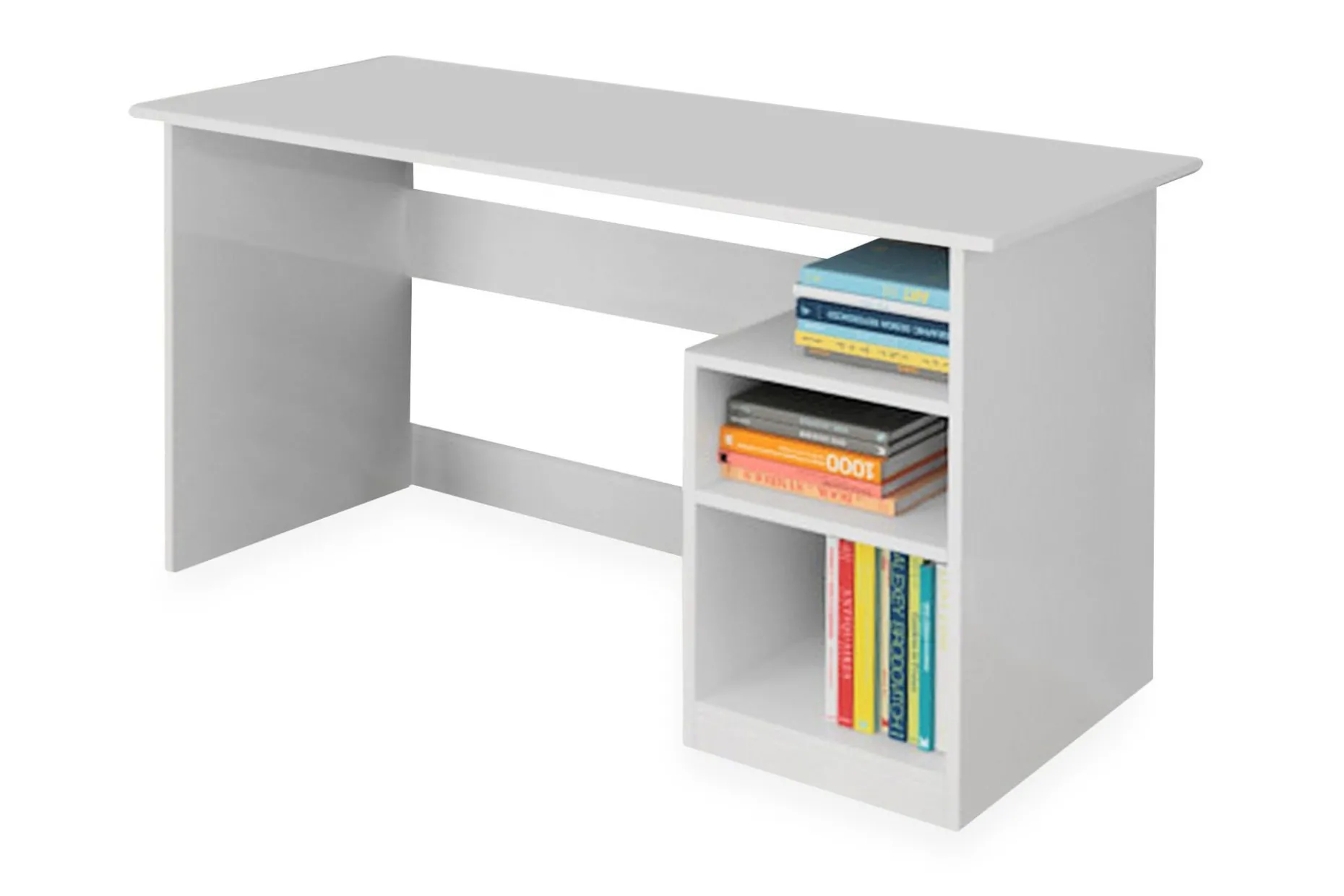 Elegancia Skrivbord 120 cm med Förvaring 2 Hyllor