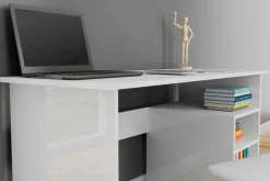 Elegancia Skrivbord 120 cm med Förvaring 2 Hyllor