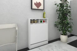 Elegancia Väggskrivbord 70 cm med Förvaring Hylla Utfällbart
