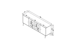 Elili Konsollbord 180 cm