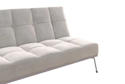 Elle Futon Sammet/Grå