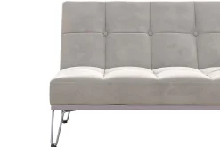 Elle Futon Sammet/Grå