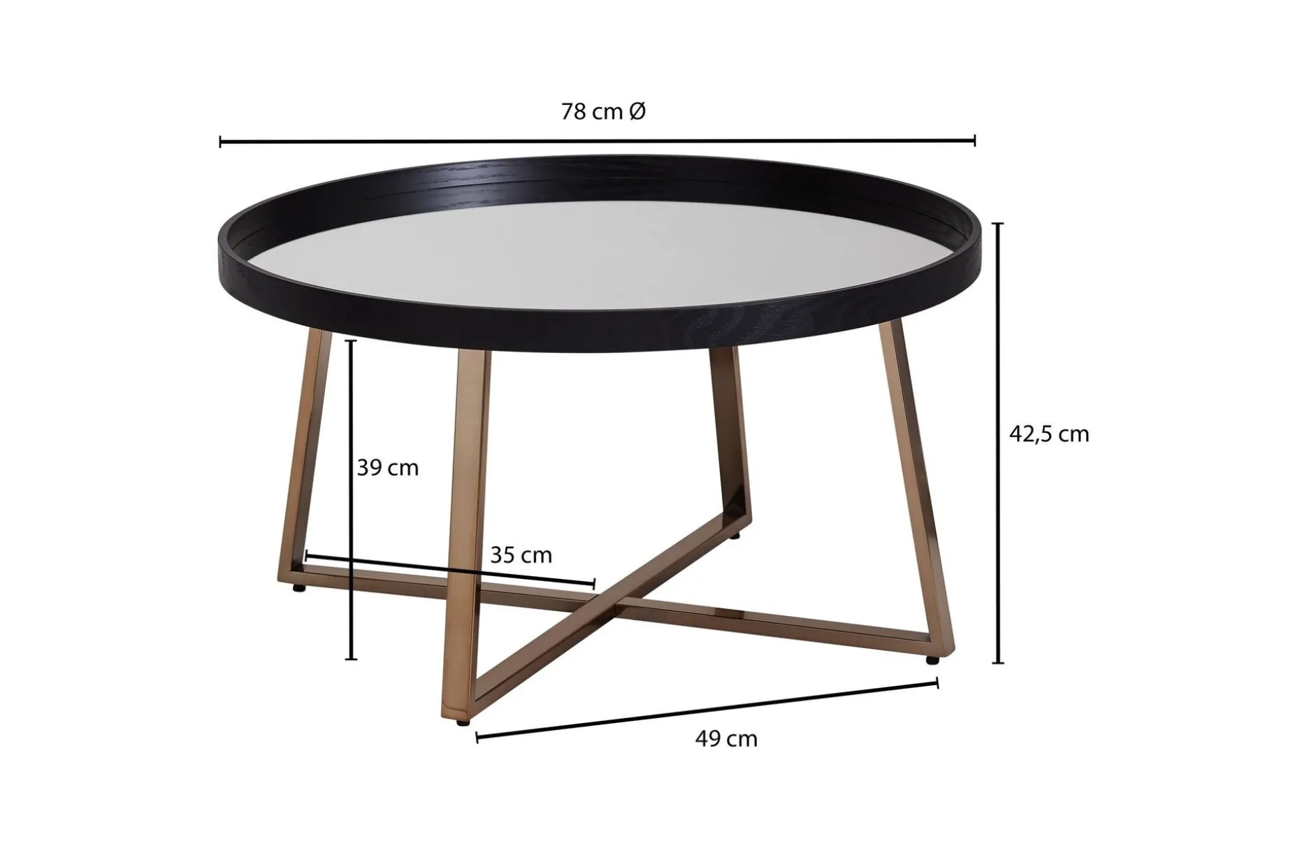 Elphin Soffbord 78 cm Runt