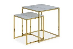 Epiffer Satsbord 45 cm Marmormönster 2 Bord