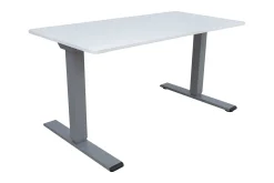 Ergo Optimal Skrivbord med 2 motor 160x80 cm Gråvit/Grå