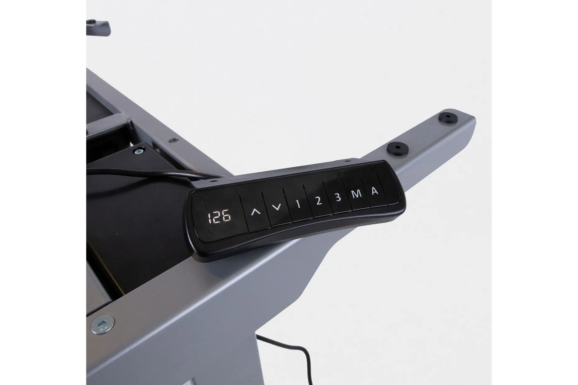 Ergo Optimal Skrivbord med 2 motor 160x80 cm Gråvit/Grå