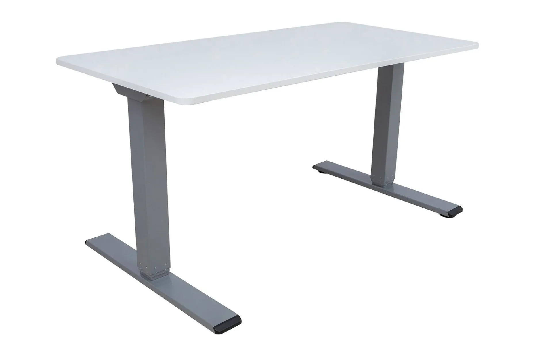 Ergo Optimal Skrivbord med 2 motor 160x80 cm Gråvit/Grå