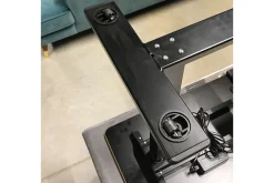 Ergo Skrivbord Justerbar Svart