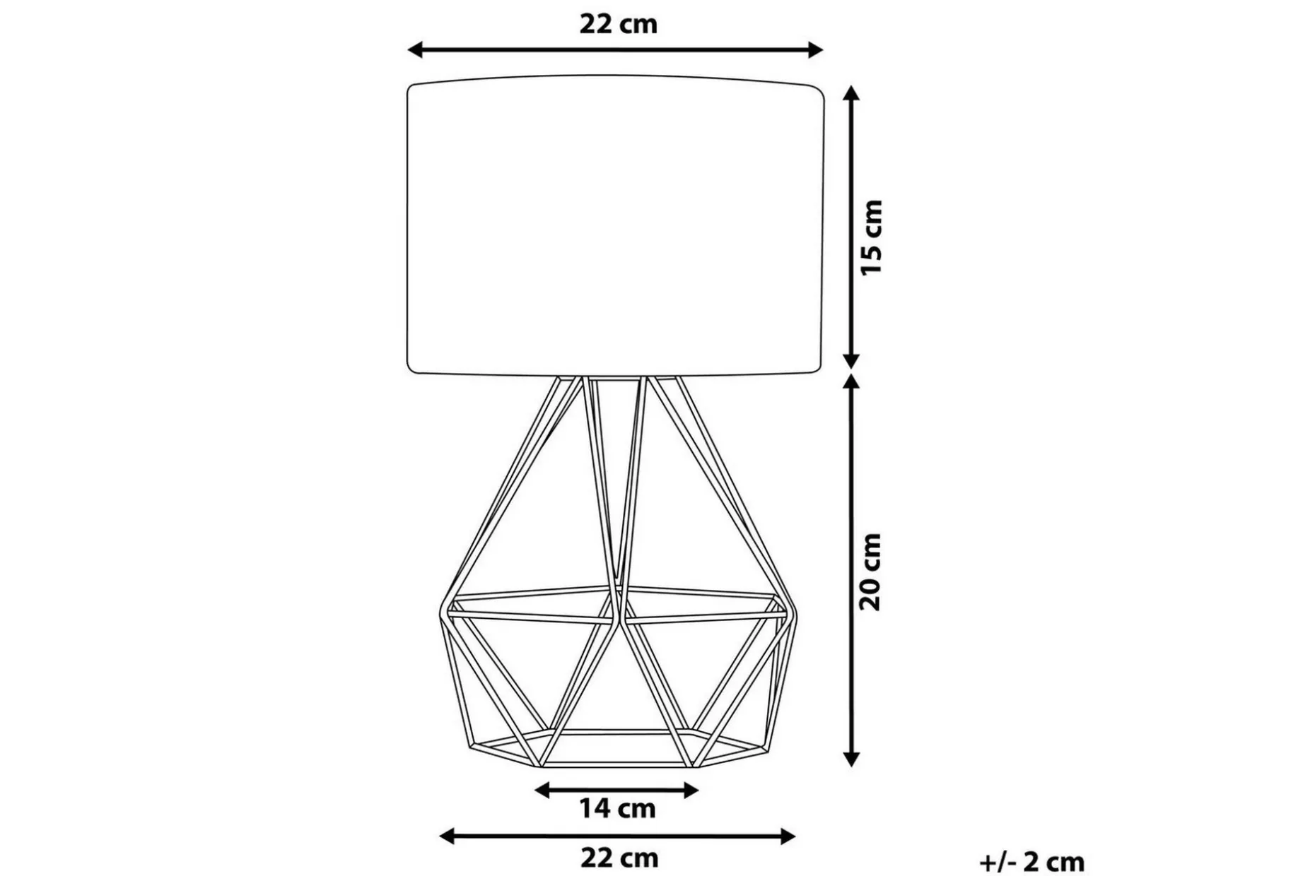 Eurydice Bordslampa 35 cm E27