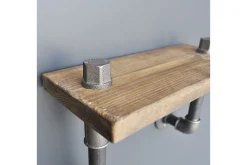 Evila Vägghylla Rör/Trä