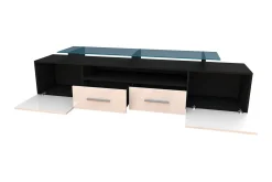 Evora TV-bänk 194x39x39 cm LED-belysning