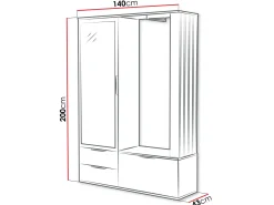 Faro Hallmöbel 140 cm