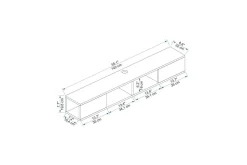 Faval Tv-bänk 140 cm