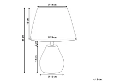 Favignito Bordslampa 2 st 31 cm E27