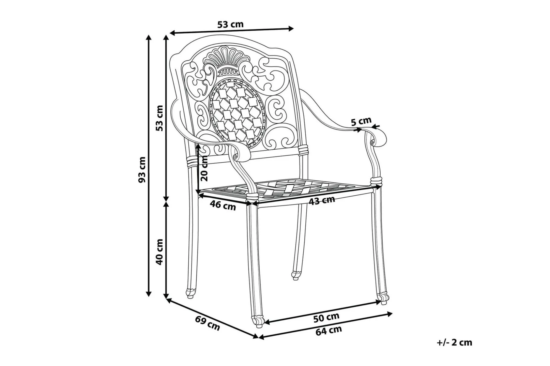 Festo Utestol 4-pack