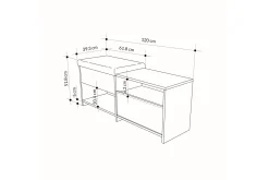 Filux Skoskåp 120,3 cm