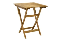 Finlay Hopfällbart Cafébord och Kaffebord 60 cm Trä Akacia