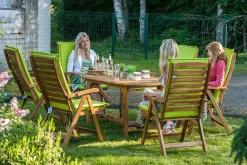 Finlay Matgrupp Utomhus Oval + 6 Positionsstolar