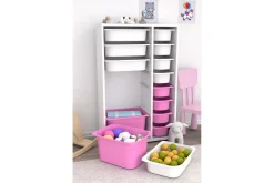 Flerfunktionsskåp Ravielwich (69,5 x 109 x 30 cm) Vit / Veyaa