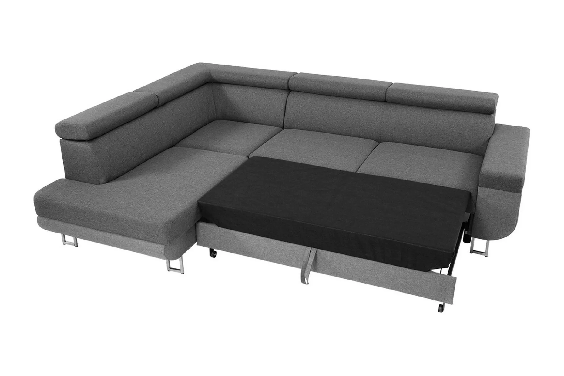 Fonti Bäddsoffa m. Schäslong 3-sits L-formad