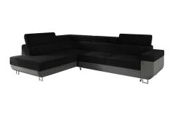 Fonti Bäddsoffa m. Schäslong 3-sits L-formad