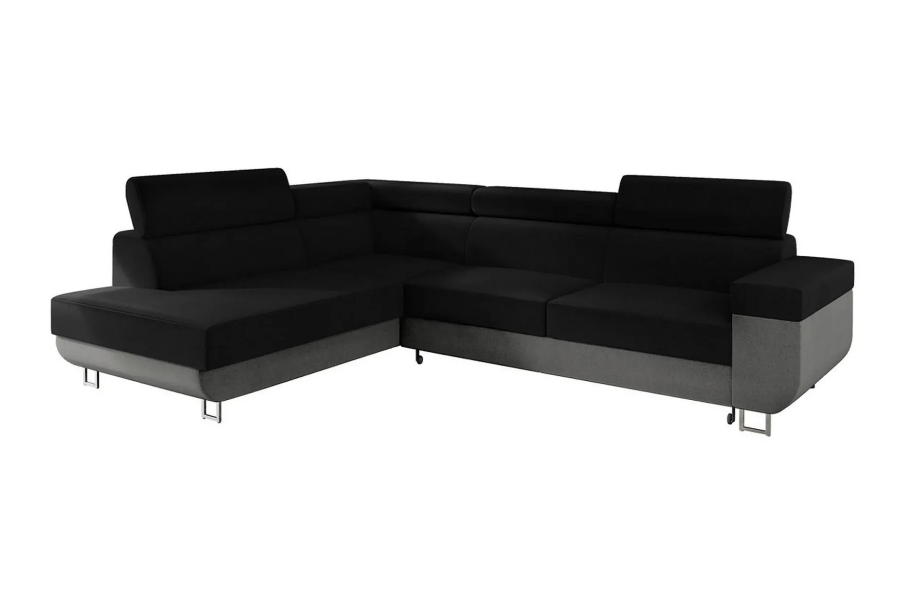 Fonti Bäddsoffa m. Schäslong 3-sits L-formad
