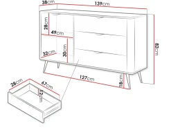 Forba Skänk 139 cm