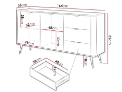 Forba Skänk 164 cm