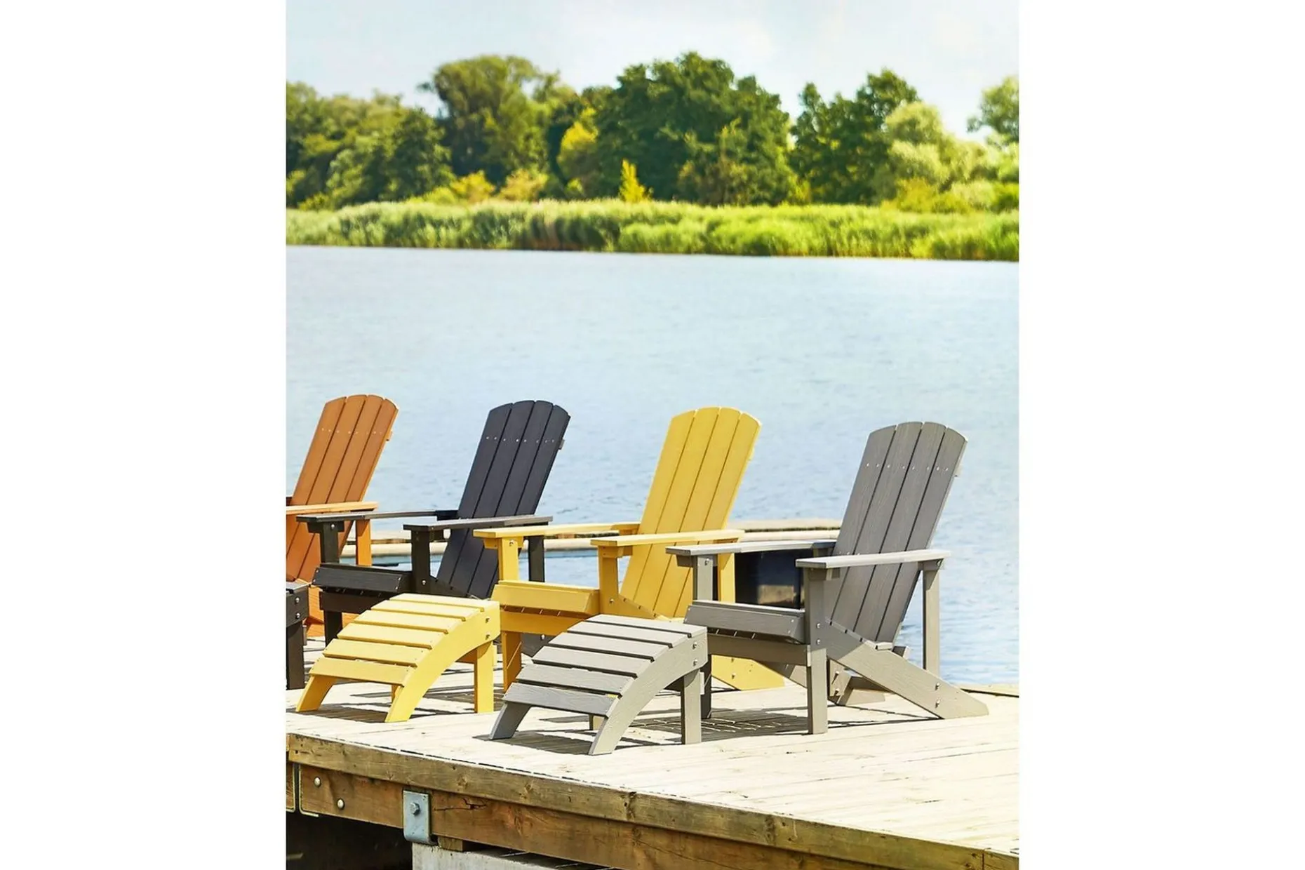 Fotstöd Adirondack Turkos