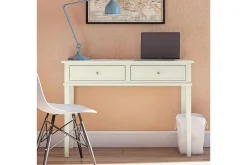 Franklin Skrivbord 90 cm med Förvaring Låda Vit