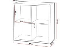 Franzine Bokhylla 77 cm