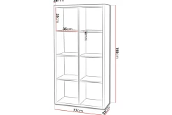 Franzine Bokhylla 77 cm