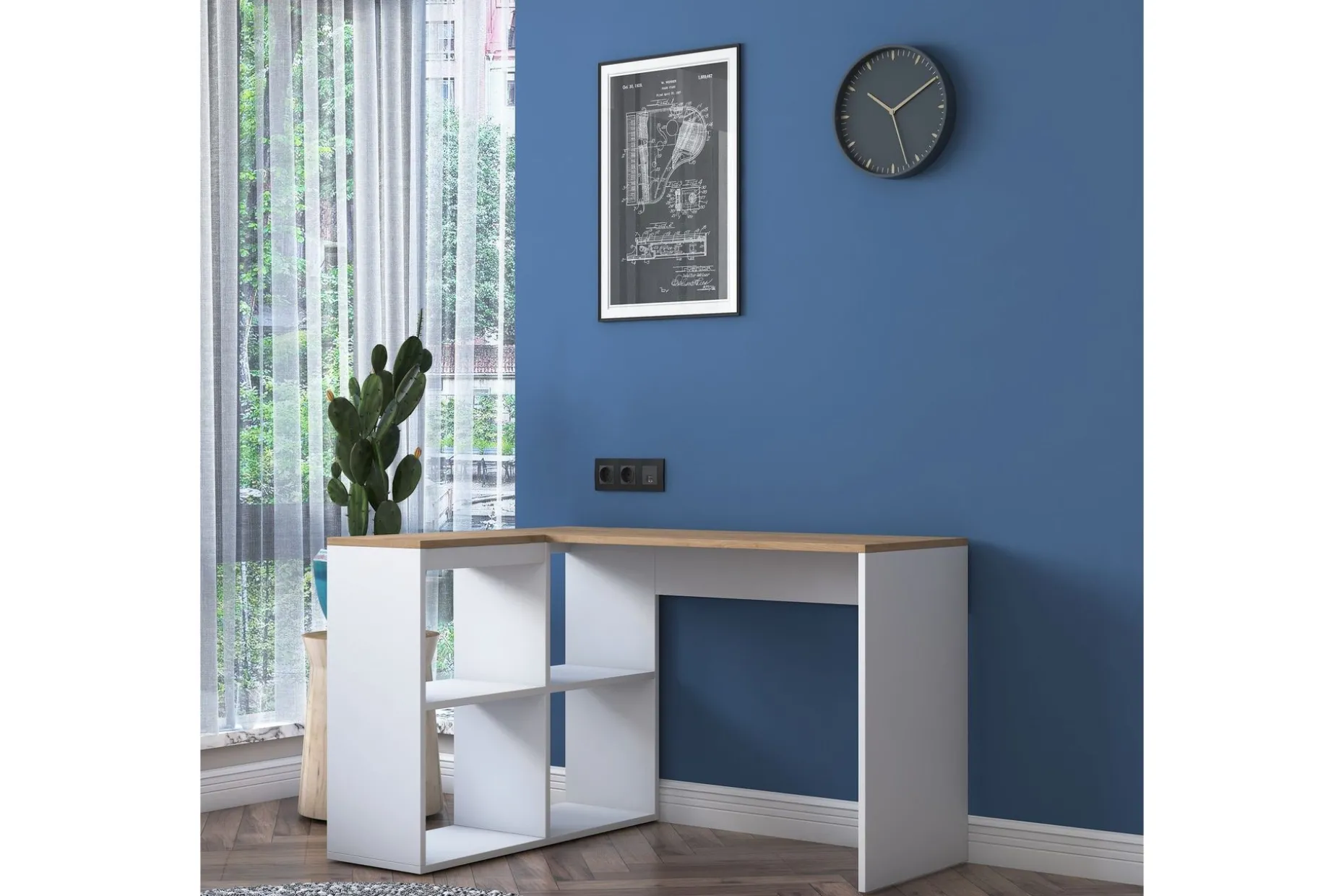 Freal Skrivbord 4 Hyllor 120 cm