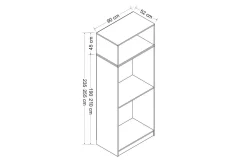 Fruitland Garderob 90 cm