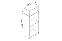 Fruitland Garderob 90 cm