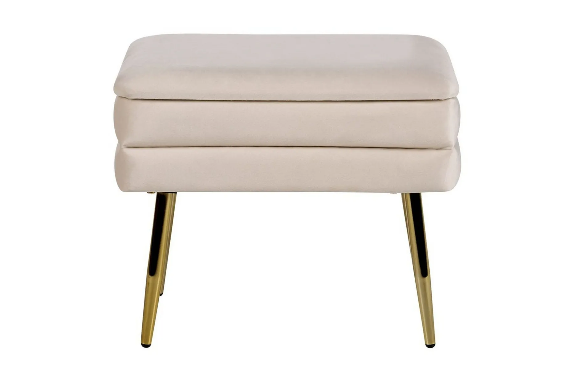 Förvaringsbänk Odessa Beige/guld