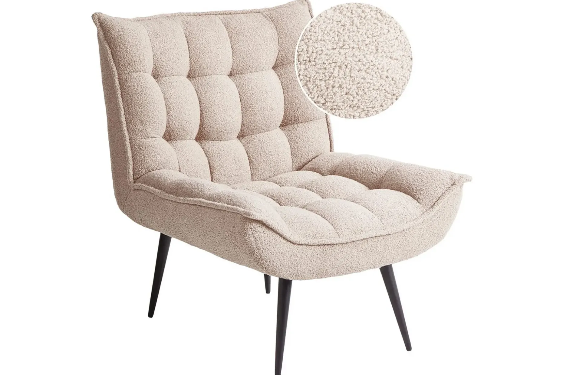 Fåtölj Alvesta Beige/svart