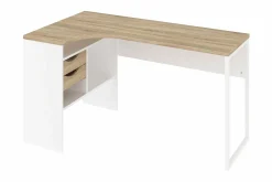 Function Plus Hörnskrivbord 145 cm med Förvaring Lådor + Hyl