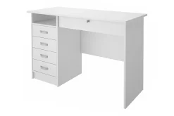 Function Skrivbord 109 cm med Förvaring Lådor + Hylla
