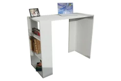Furny Home Skrivbord 90 cm med Förvaring Hylla