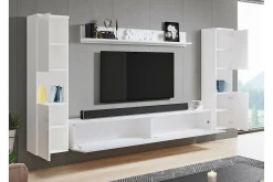 Galbally Möbelset För Vardagsrum White