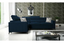 Galbally 3-sits Hörnbäddsoffa Dark blue