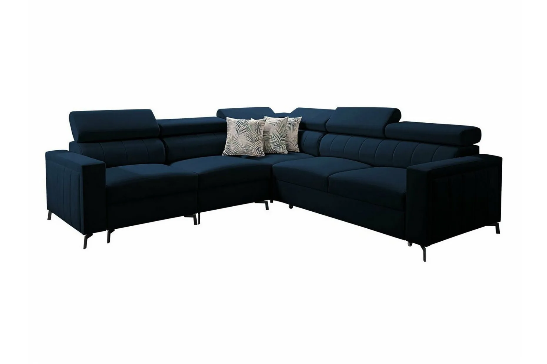Galbally 4-sits Hörnbäddsoffa Dark blue