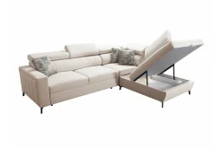 Galbally 3-sits Hörnbäddsoffa Pink
