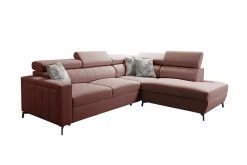 Galbally 3-sits Hörnbäddsoffa Pink