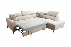 Galbally 3-sits Hörnbäddsoffa Beige/Light beige