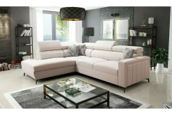 Galbally 3-sits Hörnbäddsoffa Beige/Light beige