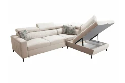 Galbally 3-sits Hörnbäddsoffa Dark blue